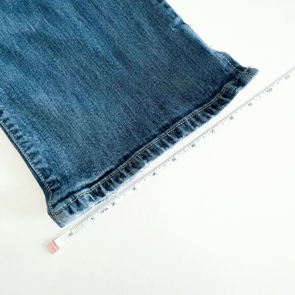 Cruel Girl Slim Straight Leg Denim Jeans Mid Rise Blue Wash Size 11 - Picture 8 of 13